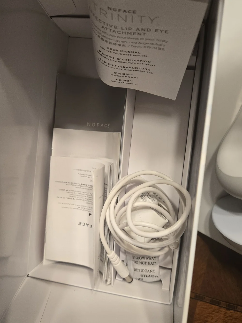 NuFace Trinity Facial Toning Device - White